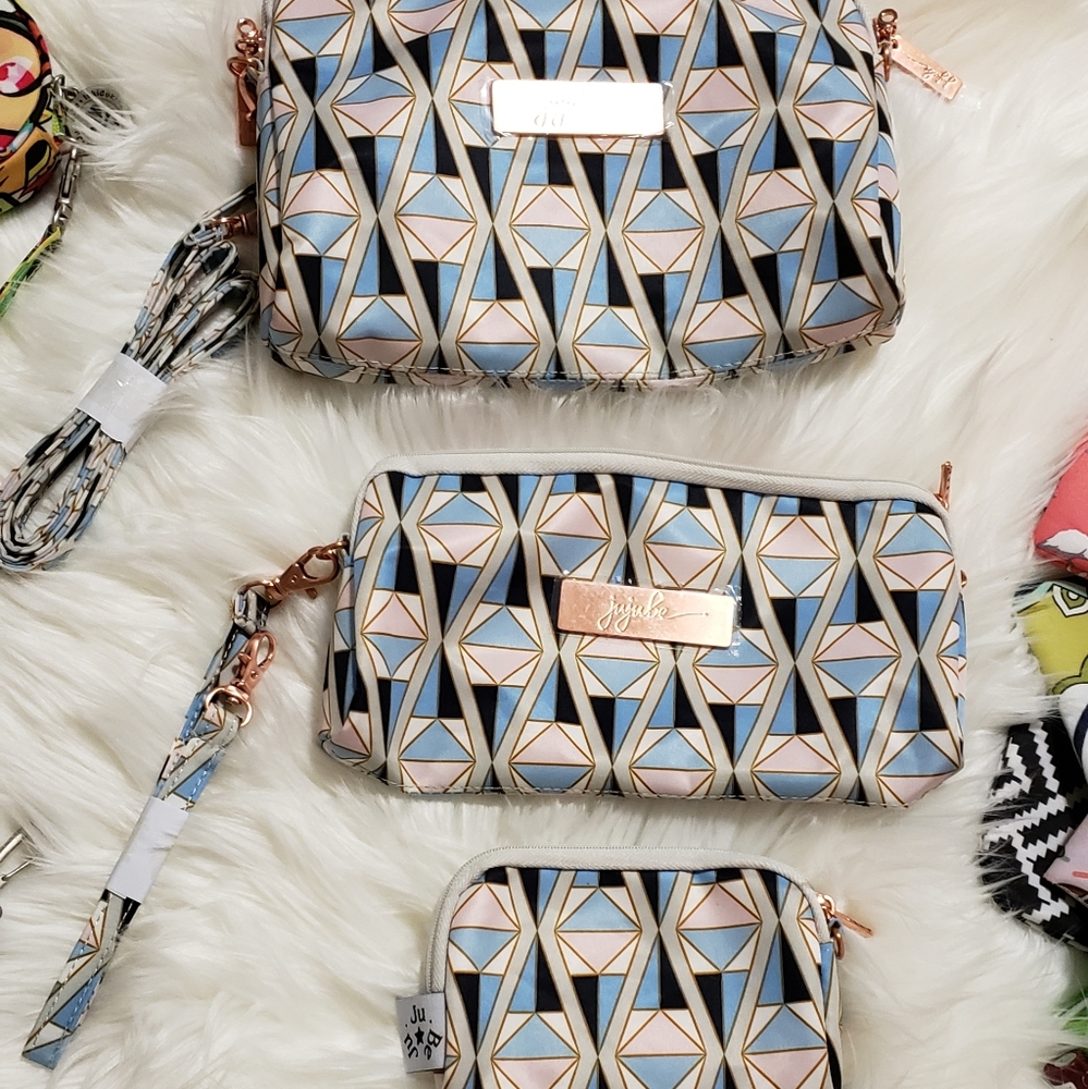 Three pouches